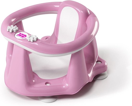 Baby Badring - Baby Zitje - Veilig Baden - Antislip Zitje - 6-15 maanden - Roze