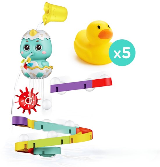 Baby Badspeelgoed met Waterglijbaan en Spuitspeelgoed voor Peuters