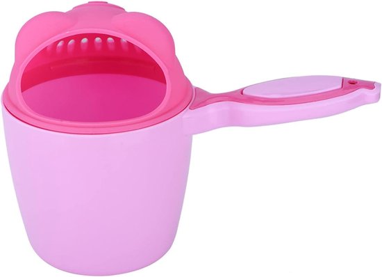 Baby badspoelbeker voor kinderen - pasgeboren badspoeler met waterval - roze van Kisogawa