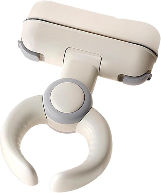 Baby Badstandaard - Badhulp Baby - Veilig Baden - Verstelbare Hoogte - 26-35 cm - Grijs