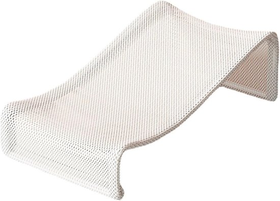 Baby Badsteun - Peuter Zitje - Veilig Baden - Opvouwbaar Ontwerp - 46x24cm - Wit