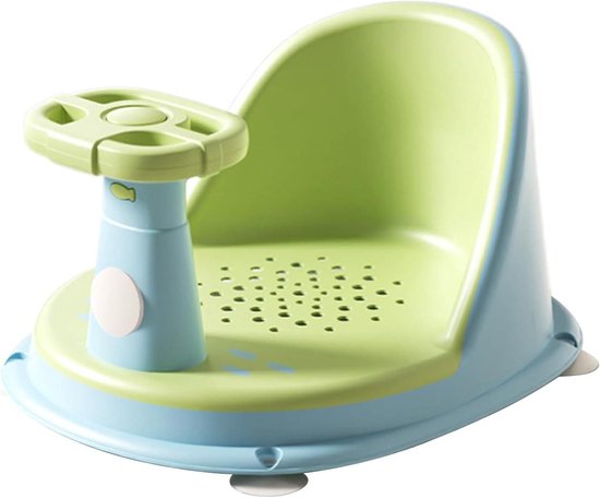 Baby Badstoel - Badondersteuning Kind - Veilig Baden - Anti-kantelontwerp - 10x20x10 cm - Groen