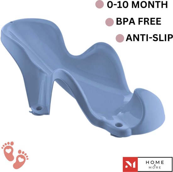 Baby badzitje - 4 zuignappen - 0 tot 10 maanden - blauw van A3 Baby & Kids
