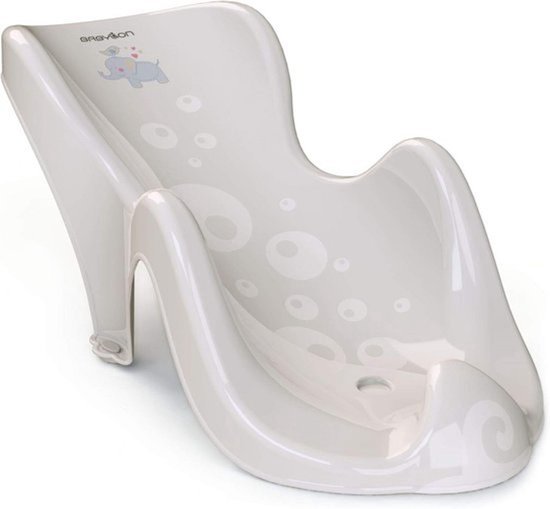 Baby badzitje - Badinzet - Veilig Baden - Anti-slip zuignappen - 52.5 x 26.5 cm - Grijs