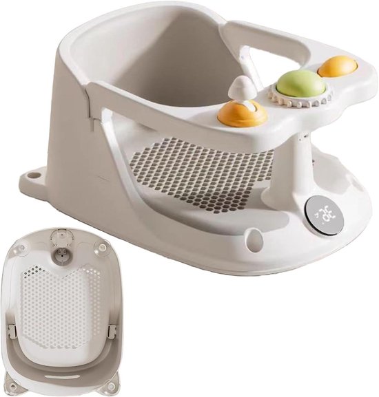 Baby Badzitje - Peuter Douche Stoel - Veilig Baden - Sterke Zuignappen - 395 x 286 x 165 cm - Temperatuurgevoelig