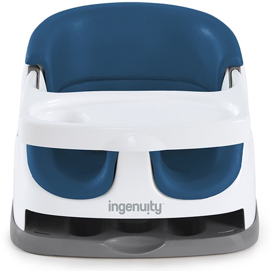 Baby Base 2-in-1 zitje donkerblauw - Ingenuity - vanaf 6 maanden van Merkloos