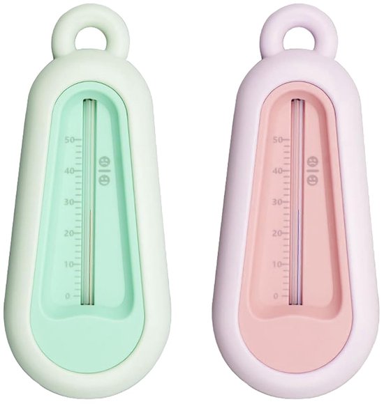 Baby Bath Bathtub Thermometer Water Temperature Meter Accessories Temperature Test For Infants （roze+groente）