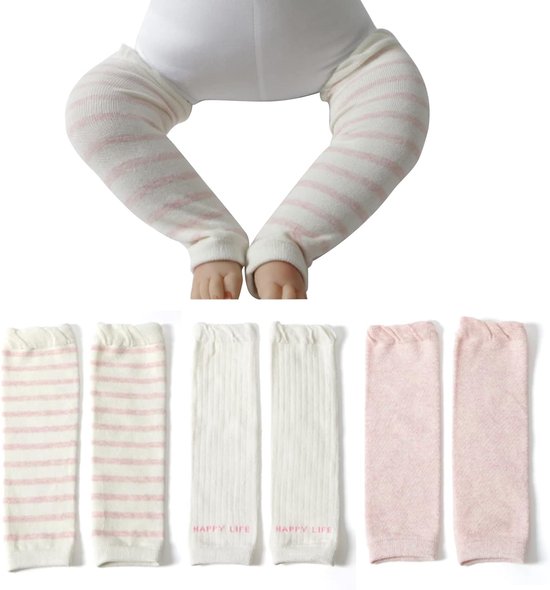 Baby Beenwarmers - Peuters Sokjes - Bescherming Kruipen - Zonder Voet - 3 Paar - Unisex