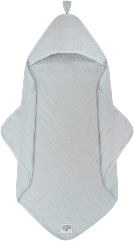 Baby Bello - Badcape - Cashmere Blue - Bio katoen - 75x75cm