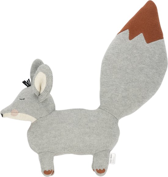 Baby Bello Finny the Fennex Fox - Ginger Grey - Knuffel XL van Baby Bello