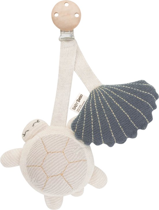 Baby Bello Tily The Turtle Wagenspanner Blue van Baby Bello