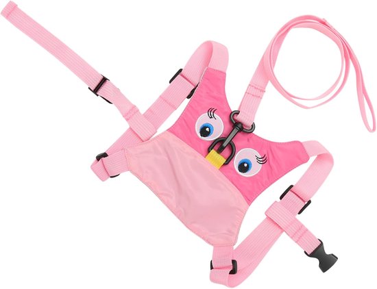 Baby Belt Baby Anti-lost Wristband Baby Carrier Baby Carrier Baby Carrier for Babies Baby Harness with Strap Toddler Harness Sling Child Polyester Pink Cartoon Suspenders van XIAPIA