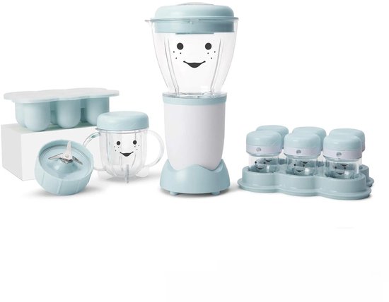 Baby Blender Babyvoeding Incl. Bewaarbakjes En Bekers - Handig Voor Onderweg van BibiNova