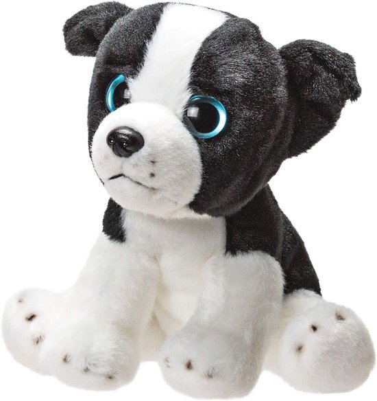 Baby Border Collie Pluche Knuffel 13 cm