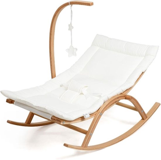 Baby Bouncer Off White - Wipstoel van Merkloos