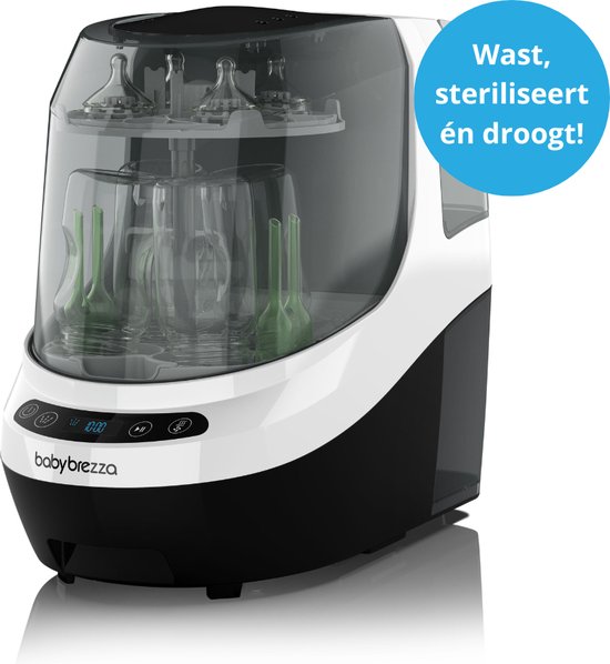 Baby Brezza Bottle Washer Pro – flessenwasser, sterilisator én droger in één - ook voor kolfonderdelen! van Merkloos