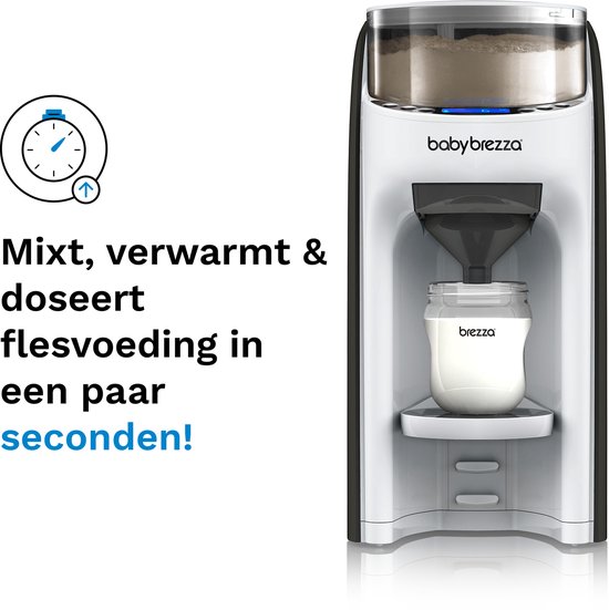 Baby Brezza Formula Pro Advanced – Automatische Flesvoeding Maker – Babyfles Apparaat – Zwart/Wit
