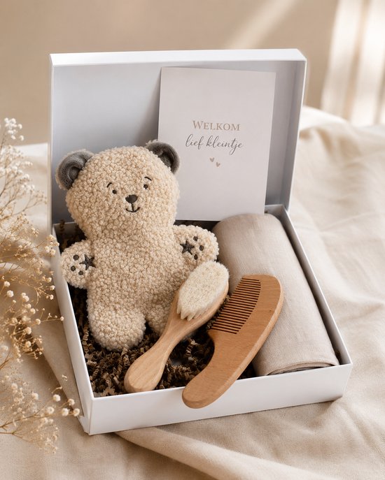 Baby cadeau set newborn - pakket - 4 delig