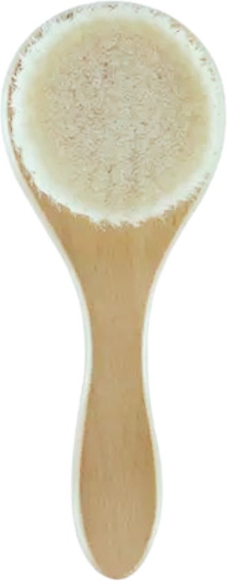 Baby Care- Pure Natuurlijke Wol - Baby Houten Borstel - Kam Borstel - Haarborstel Pasgeboren - Baby- Haar Borstel Zuigeling Kam Head Massager van Baby Care