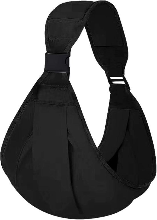 Baby Carrier Draagbare Sling Sling, zachte Sling met verstelbare schouderbanden, Sling Carrier Sling, Swing Baby Hip Carrier pasgeboren tot peuters voor buiten (zwart) van Merkloos