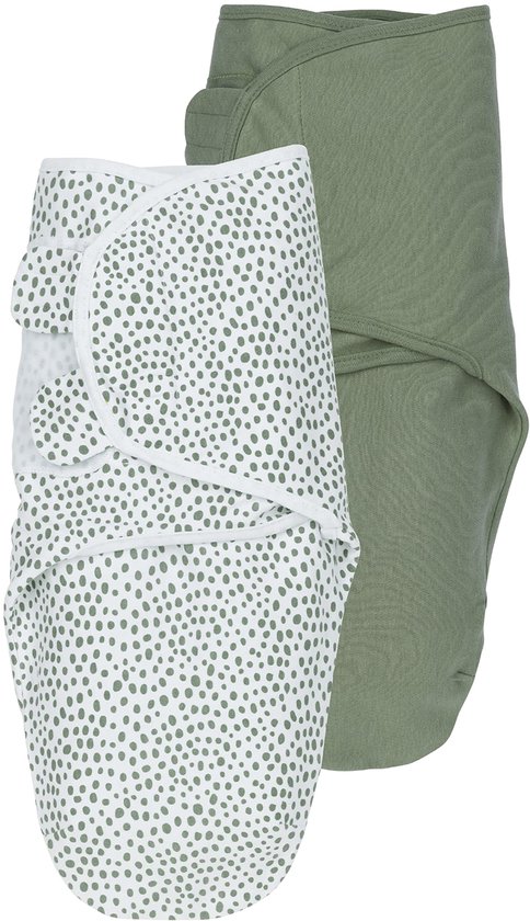 Baby Cheetah/Uni inbakerzak, verpakking van 2 stuks, eerste uitrusting voor pasgeborenen (inbakerdoek voor baby's vanaf 0-3 maanden, zacht slaapcomfort, ademend en vochtabsorberend, slaaphulp),
