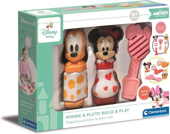 Baby Clementoni - Baby Minnie Bouw en Speel, 18+ maanden, 17842 van Clementoni