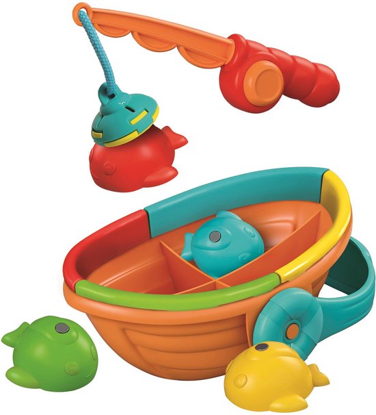 Baby Clementoni - Magnetisch Visspel - Hengelspel met 4 Vissen - Speelgoed vanaf 1 Jaar van Merkloos