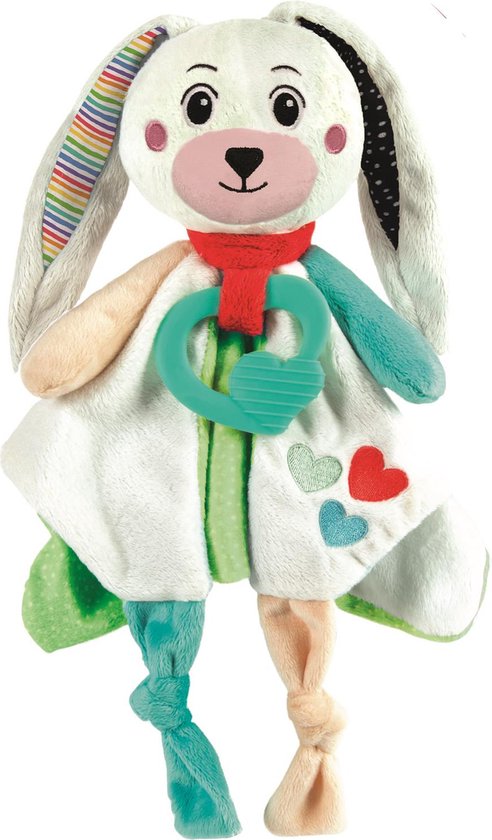 Baby Clementoni Sweet Bunny - Baby Knuffel Konijn - Extra zacht - 7cm van Clementoni