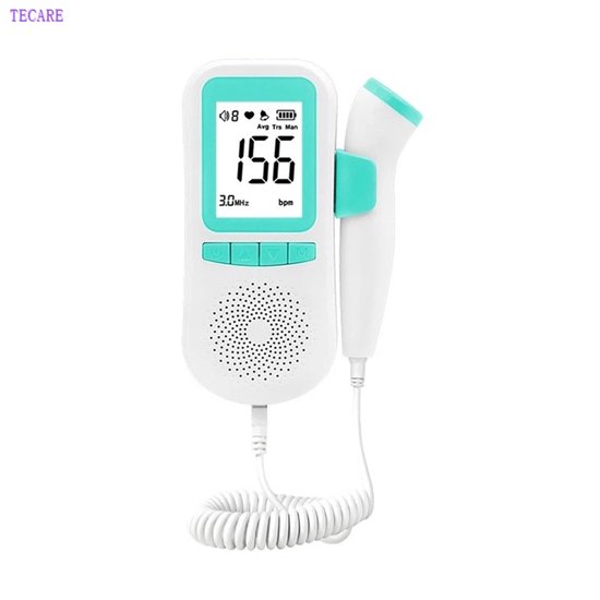 Baby Doppler - Foetale Hartslagdetector- Babyverzorging -Het Apparaat Luisteren Hartslag -Foetale Zwangerschap -Zwangerschap Cadeau van Baby Doppler