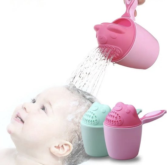 Baby Douche Nijlpaard Groen - Makkelijk douchen baby - Baby douche - Peuter douche - Vakantie douche baby - van Fineway