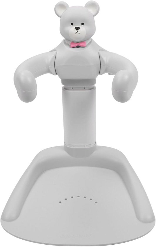 Baby Douche Standaard - Badhulp Peuters - Veilig Baden - Antislip Ontwerp - 43 x 41 x 15 cm - Wit