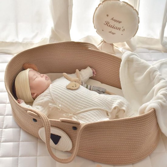 Baby draagbare bed met katoenen touw voor buitenreizen - baby slaapzak & reiswieg
