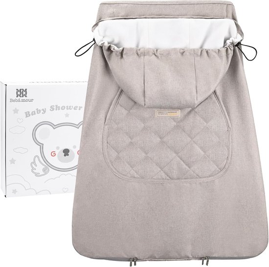 Baby Draaghoes - Winter Baby Cover - Buiten Bescherming - Waterdicht Materiaal - Universele Pasvorm - Khaki