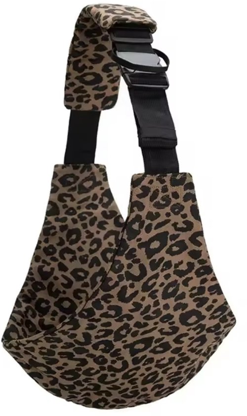 Baby Draagzak - met Luipaardpatroon – Comfortabele & Veilige Drager met Heupzitje