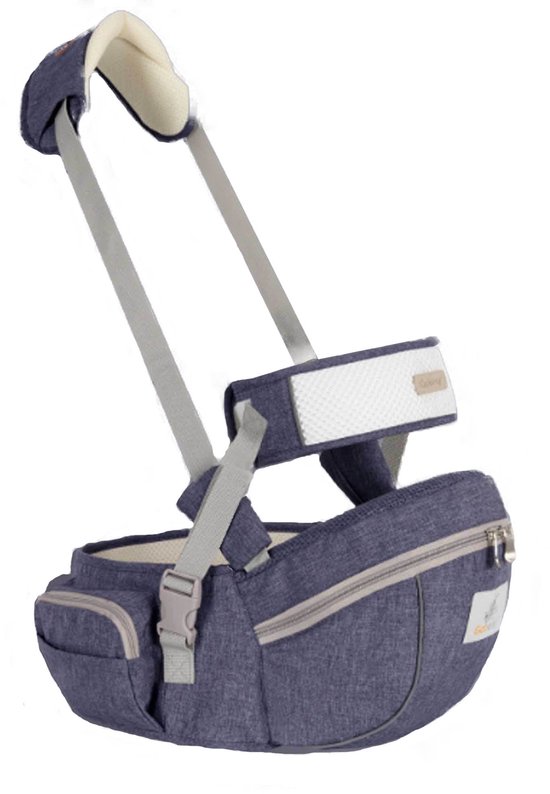 Baby Draagzak Taille Kruk - Met Schouderbanden, Dubbele Veiligheidsgordel & Ergonomisch， Grote Capaciteit, Lightgewicht & Stevig Construeerd van Merkloos