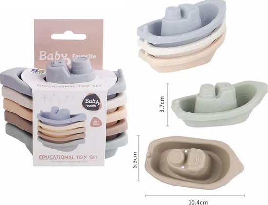 Baby Educational Bad Speelgoed Set van Pim Pam Paars