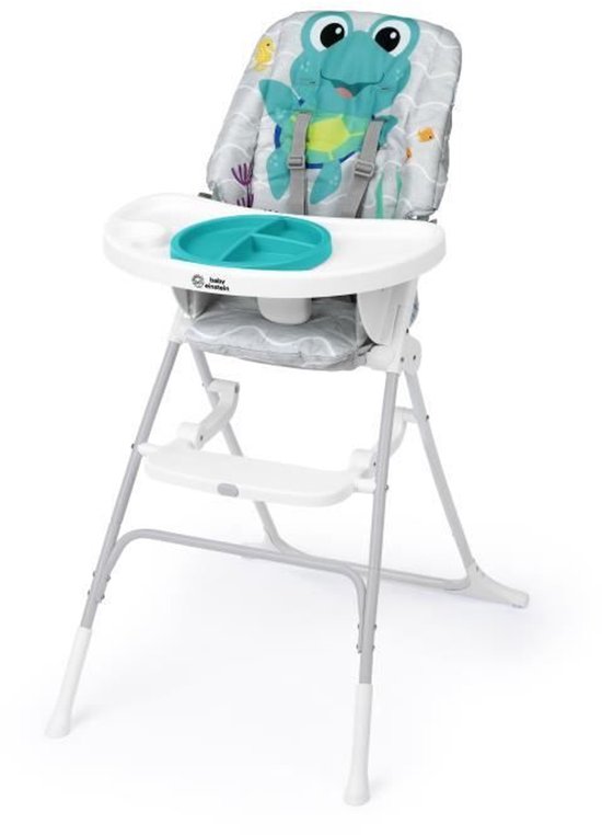 BABY EINSTEIN NEPTUNE Kinderstoel voor baby's van 6 maanden tot 3 jaar, inclusief: watermat, veiligheidsplaat, dienblad en opbergvak van Merkloos