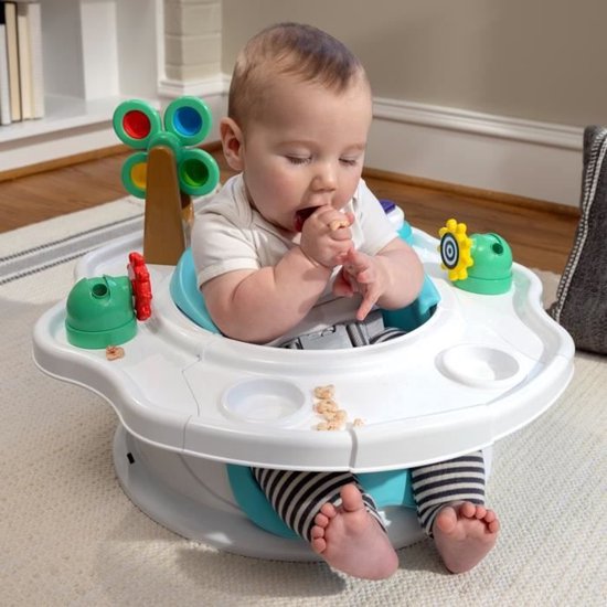 BABY EINSTEIN SuperSeat 3 in 1 - Activiteitenstoel - Verhogingstafel met speelboog met interactief speelgo van Merkloos