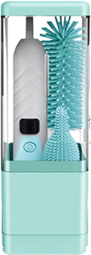 Baby Fles Schoonmaak Set - Fles Reiniger - Babyvoeding Hygiëne - Elektrische Borstel Sterilisator - Multi Fles - Groen