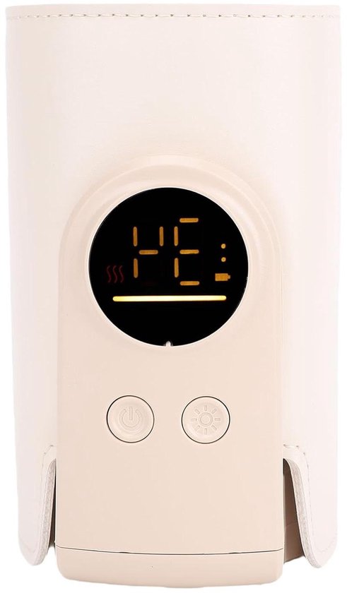 Baby Fles Warmer - Draagbare Melk - Onderweg Voeden - Lange Batterijduur - 8000mAh - Grijs