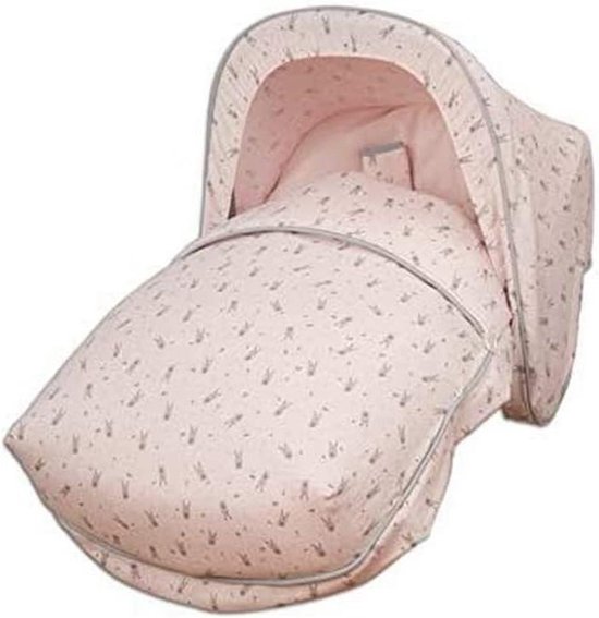 Baby Footmuff - Babyzak Autostoelhoes - Baby Vervoeren - Universele Pasvorm - 47 x 31 x 15 cm - Roze