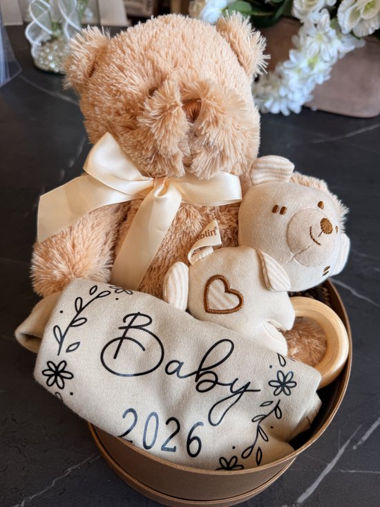 Baby geschenkset beige van Merkloos