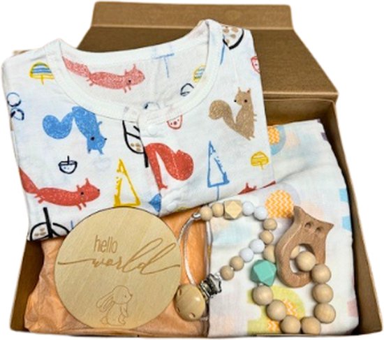 Baby geschenkset Jongen- Kraamcadeau - Baby Cadeau - Geboorte Cadeau - Babyshower geschenkset - Zwangerschap cadeau van Besitos