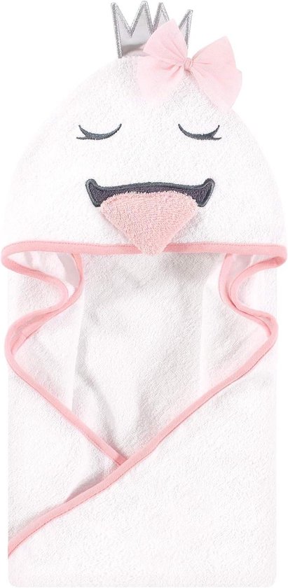 Baby Handdoek - Met Capuchon - Na het Baden - Zacht Katoen - 84x84 cm - Roze