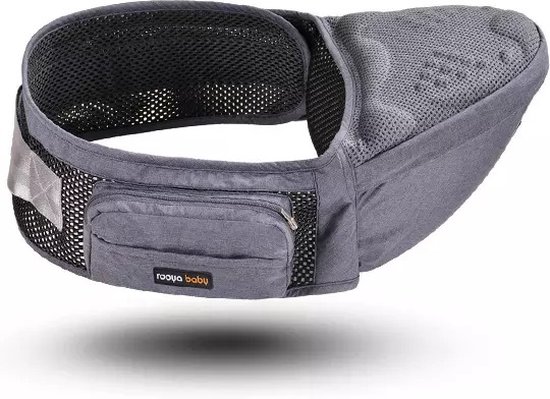 Baby Heupdrager – Grijs – Heupsteun voor Baby en Peuter – Met Siliconen Grip – Kind Hip Carrier – Maximum Gewicht 21 KG van Koalababycare