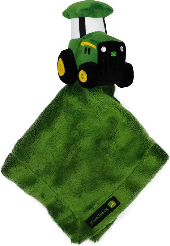 Baby Knuffel Deken - Veiligheidsdeken Knuffel - Baby Comfort - Superzacht Velboa - 13 x 13 inch - Groen