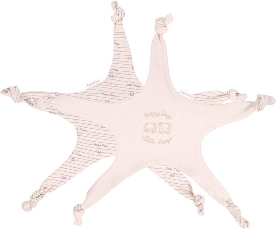 Baby knuffeldoek friends forever - Roze van Little Dutch