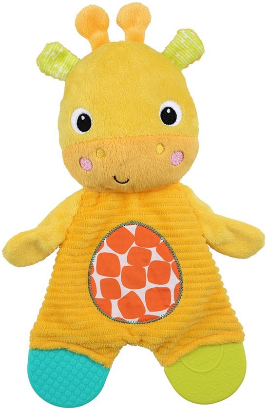 Baby knuffeldoek giraf met bijtfiguur - Bright Starts - vanaf 0 maanden