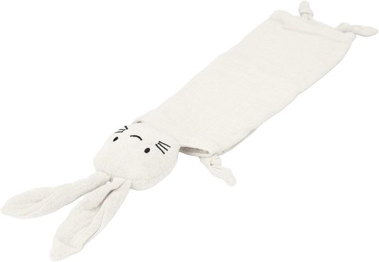 Baby Knuffeldoek - Troostdoekje - Baby Comfort - Zacht Konijn - 28x44 cm - Beige