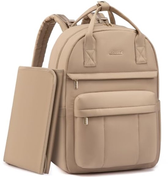 Baby luiertas rugzak - Lichte draagrugzak met geïsoleerde vakken en verschonermat van Merkloos